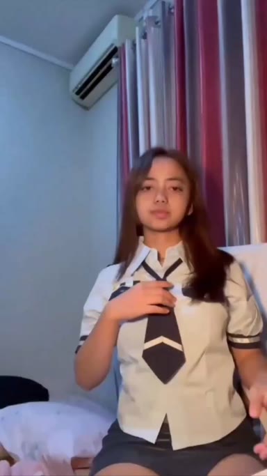 Abg cosplay pramugari goyangan nya joss